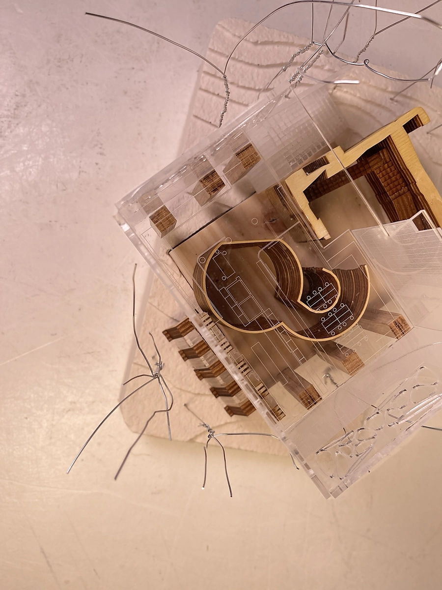 Final model, from above