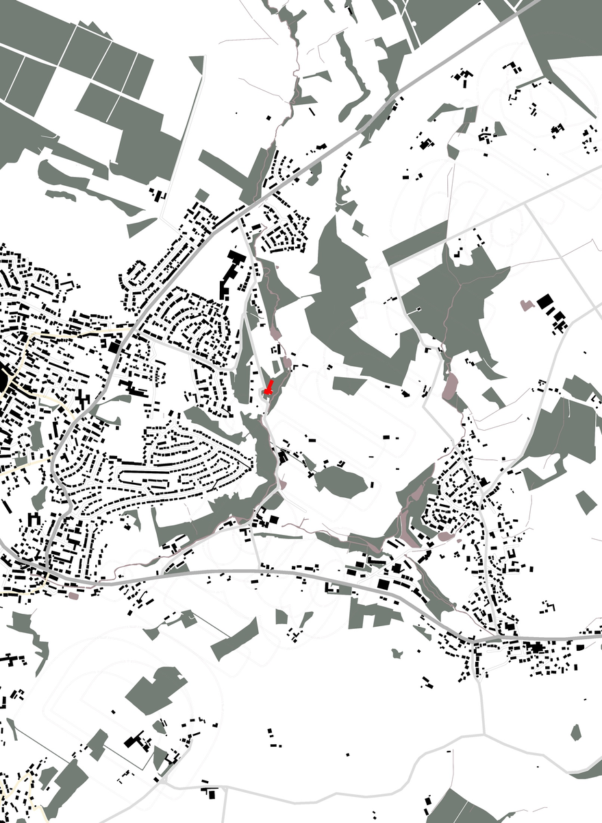 Location map, Lumsdale Valley